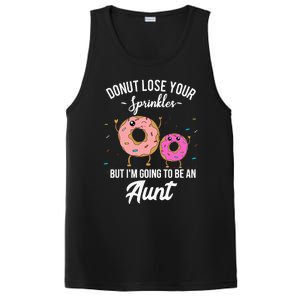 Aunt Pregnancy Announcement Reveal Funny Donut Quote PosiCharge Competitor Tank