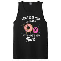 Aunt Pregnancy Announcement Reveal Funny Donut Quote PosiCharge Competitor Tank