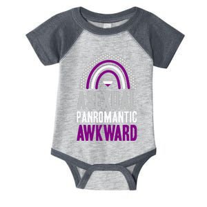 Asexual Panromantic Awkward Asexual Pride Bohemian Rainbow Infant Baby Jersey Bodysuit