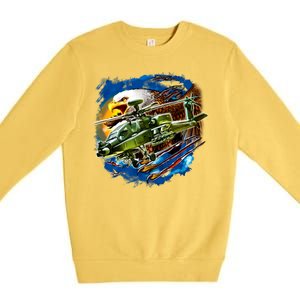 Apache Eagle Premium Crewneck Sweatshirt