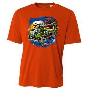 Apache Eagle Cooling Performance Crew T-Shirt