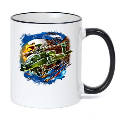 Apache Eagle 11oz Black Color Changing Mug