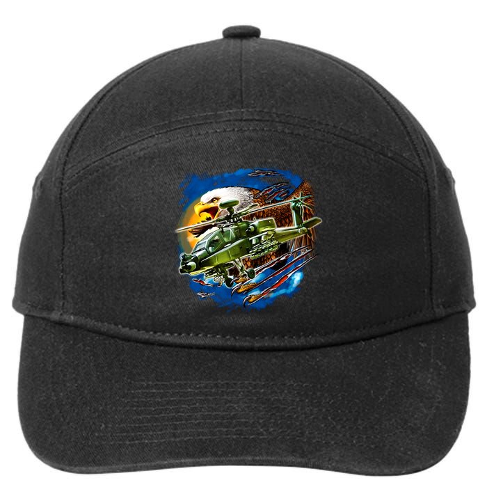 Apache Eagle 7-Panel Snapback Hat