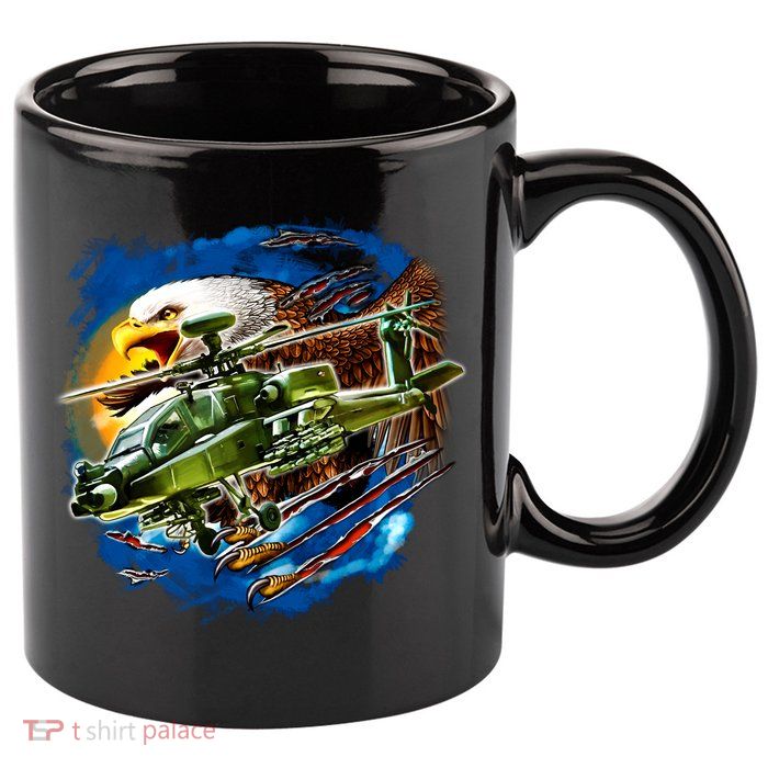 Apache Eagle 11oz C Handle Ceramic Mug