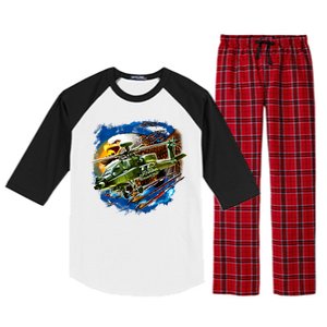 Apache Eagle Raglan Sleeve Pajama Set