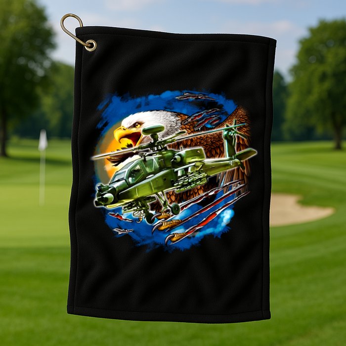 Apache Eagle Golf Towel