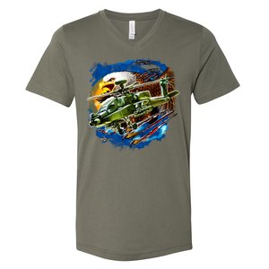 Apache Eagle V-Neck T-Shirt