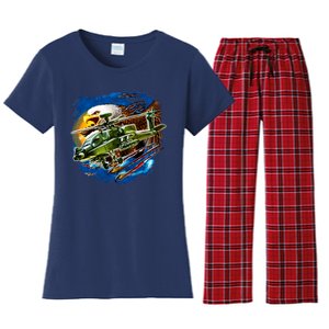 Apache Eagle Women's Flannel Pajama Set