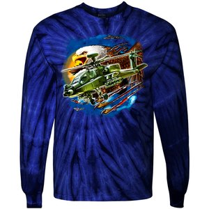 Apache Eagle Tie-Dye Long Sleeve Shirt