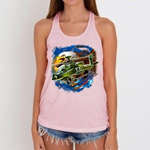 Apache Eagle Women's Knotted Racerback Tank