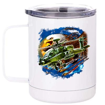 Apache Eagle 12 oz Stainless Steel Tumbler Cup