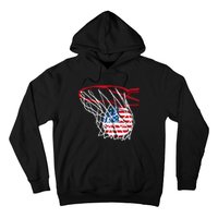 American Patriotic Basketball 4th Of July US Flag Men Hoodie