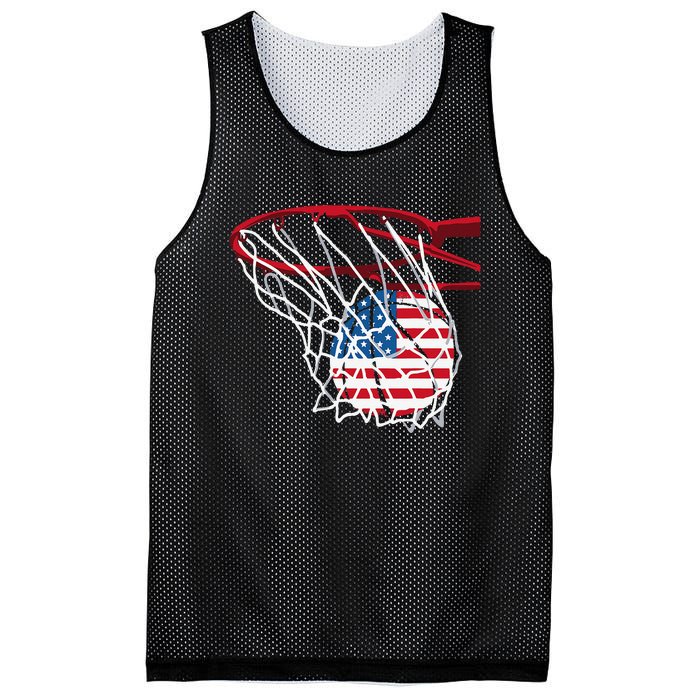 American Patriotic Basketball 4th Of July US Flag Men Mesh Reversible Basketball Jersey Tank