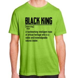 African Pride Black History Month Black King Definition Cute Gift Adult ChromaSoft Performance T-Shirt