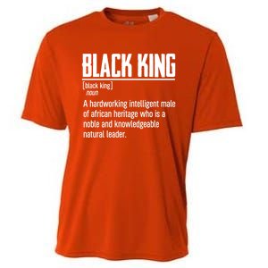 African Pride Black History Month Black King Definition Cute Gift Cooling Performance Crew T-Shirt