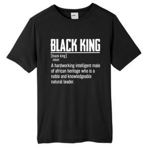 African Pride Black History Month Black King Definition Cute Gift Tall Fusion ChromaSoft Performance T-Shirt