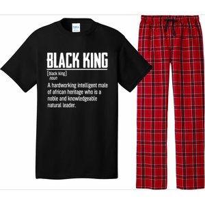 African Pride Black History Month Black King Definition Cute Gift Pajama Set