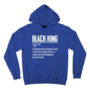 African Pride Black History Month Black King Definition Cute Gift Hoodie