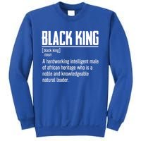 African Pride Black History Month Black King Definition Cute Gift Sweatshirt