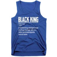 African Pride Black History Month Black King Definition Cute Gift Tank Top