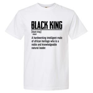 African Pride Black History Month Black King Definition Cute Gift Garment-Dyed Heavyweight T-Shirt