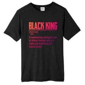 African Pride Black History Month Black King Definition Cute Gift Tall Fusion ChromaSoft Performance T-Shirt