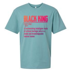 African Pride Black History Month Black King Definition Cute Gift Sueded Cloud Jersey T-Shirt