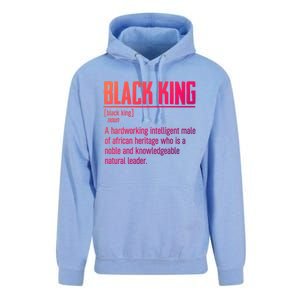 African Pride Black History Month Black King Definition Cute Gift Unisex Surf Hoodie