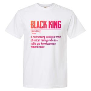 African Pride Black History Month Black King Definition Cute Gift Garment-Dyed Heavyweight T-Shirt