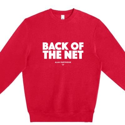 Alan Partridge Back Of The Net Premium Crewneck Sweatshirt