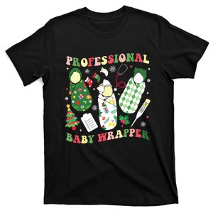 Apdl Professional Baby Wrapper Funny Christmas Nicu Nurse T-Shirt