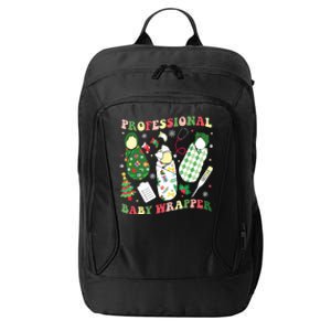 Apdl Professional Baby Wrapper Funny Christmas Nicu Nurse City Backpack