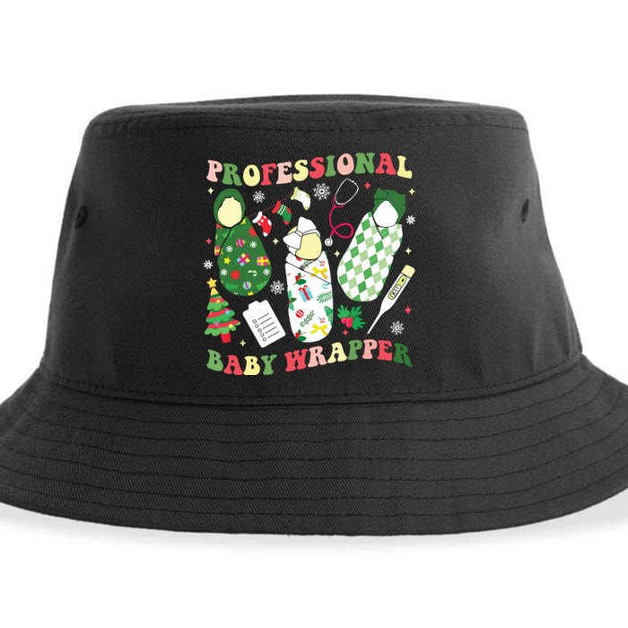 Apdl Professional Baby Wrapper Funny Christmas Nicu Nurse Sustainable Bucket Hat