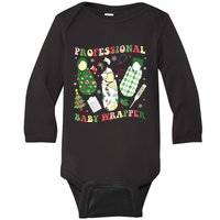 Apdl Professional Baby Wrapper Funny Christmas Nicu Nurse Baby Long Sleeve Bodysuit