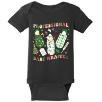 Apdl Professional Baby Wrapper Funny Christmas Nicu Nurse Baby Bodysuit