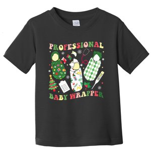 Apdl Professional Baby Wrapper Funny Christmas Nicu Nurse Toddler T-Shirt