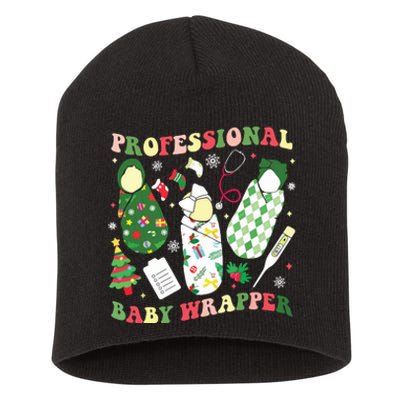 Apdl Professional Baby Wrapper Funny Christmas Nicu Nurse Short Acrylic Beanie