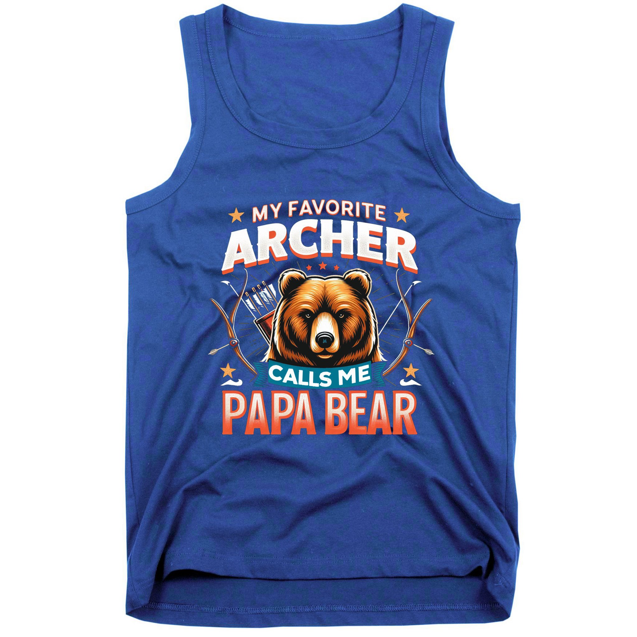Archery Papa Bear My Favorite Archer Calls Me Papa Bear Cute Gift Tank Top