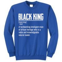 African Pride Black History Month Black King Definition Gift Sweatshirt