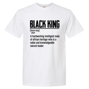 African Pride Black History Month Black King Definition Gift Garment-Dyed Heavyweight T-Shirt