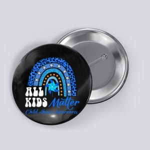 All Pinwheel Blue Rainbow Child Abuse Awareness Button