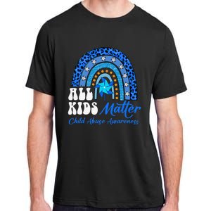 All Pinwheel Blue Rainbow Child Abuse Awareness Adult ChromaSoft Performance T-Shirt