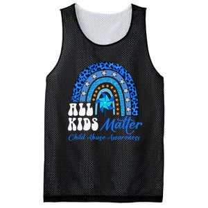 All Pinwheel Blue Rainbow Child Abuse Awareness Mesh Reversible Basketball Jersey Tank