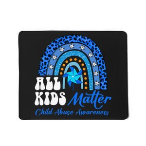 All Pinwheel Blue Rainbow Child Abuse Awareness Mousepad