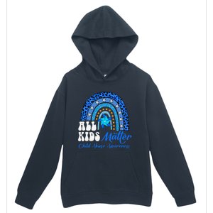 All Pinwheel Blue Rainbow Child Abuse Awareness Urban Pullover Hoodie