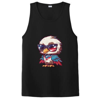 America Patriotic Bald Eagle PosiCharge Competitor Tank