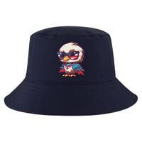 America Patriotic Bald Eagle Cool Comfort Performance Bucket Hat