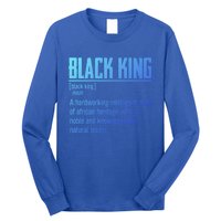 African Pride Black History Month Black King Definition Cute Gift Long Sleeve Shirt