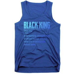 African Pride Black History Month Black King Definition Cute Gift Tank Top