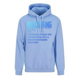 African Pride Black History Month Black King Definition Cute Gift Unisex Surf Hoodie